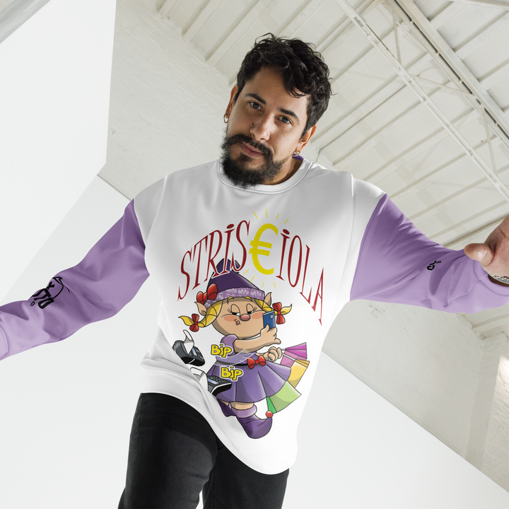 Felpa unisex Uomo/Donna STRISCIOLA - Gufetto Brand 