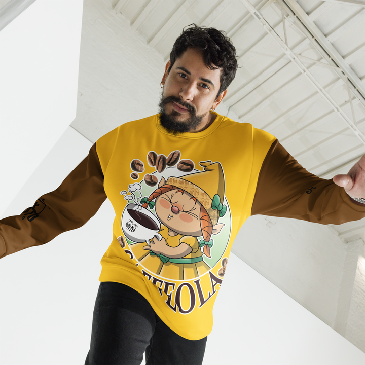 Felpa unisex Uomo/Donna CAFFEOLA - Gufetto Brand 