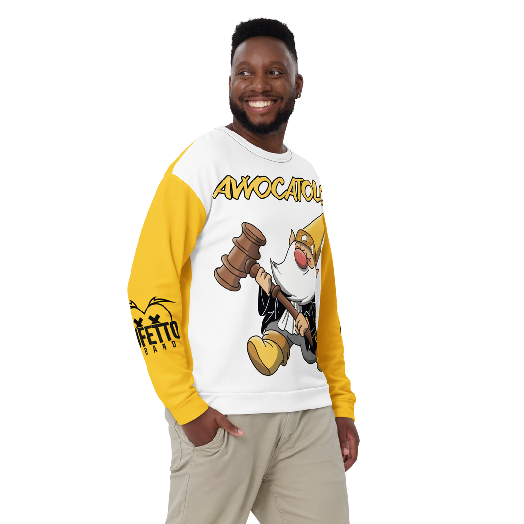 Felpa unisex Uomo/Donna AVVOCATOLO - Gufetto Brand 