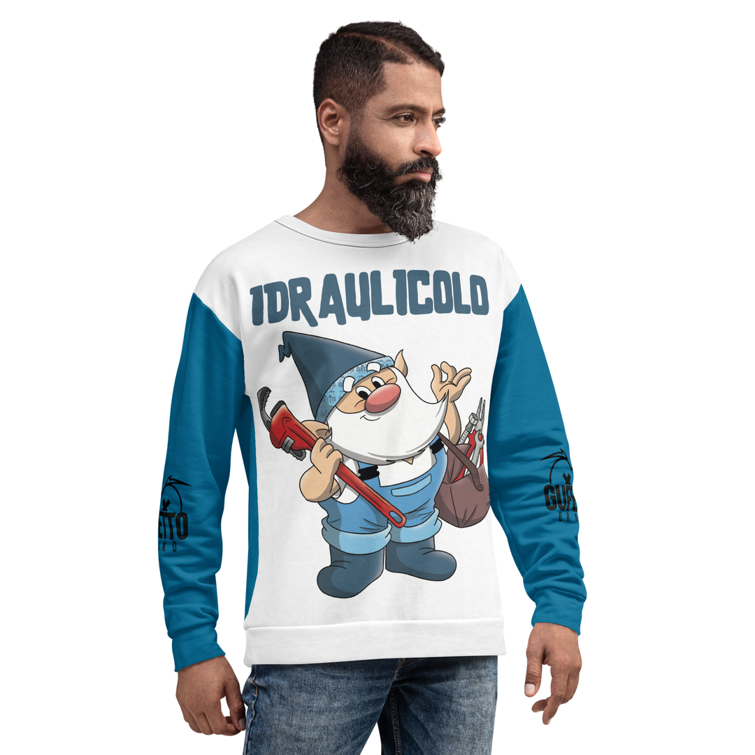 Felpa unisex Uomo/Donna IDRAULICOLO - Gufetto Brand 