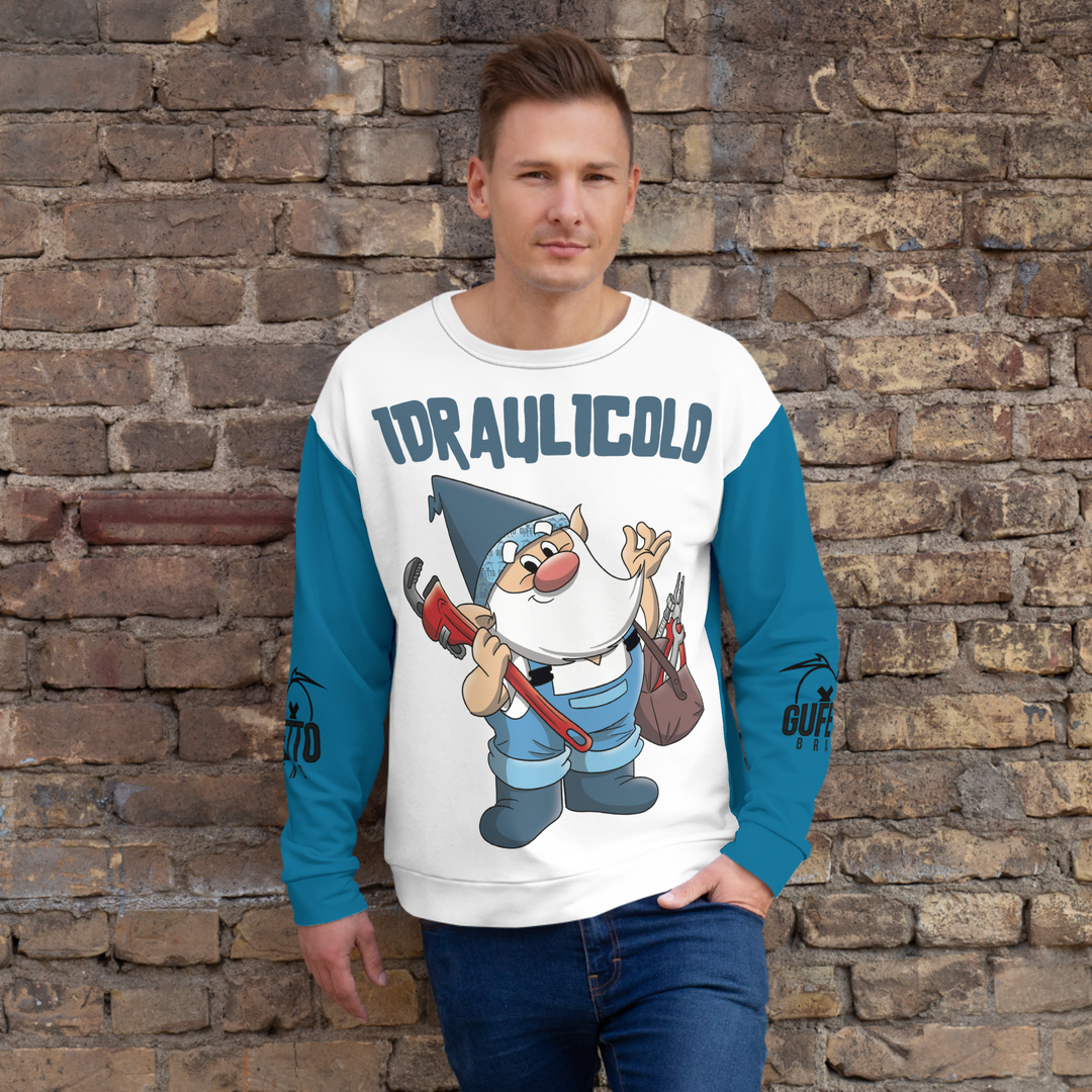 Felpa unisex Uomo/Donna IDRAULICOLO - Gufetto Brand 