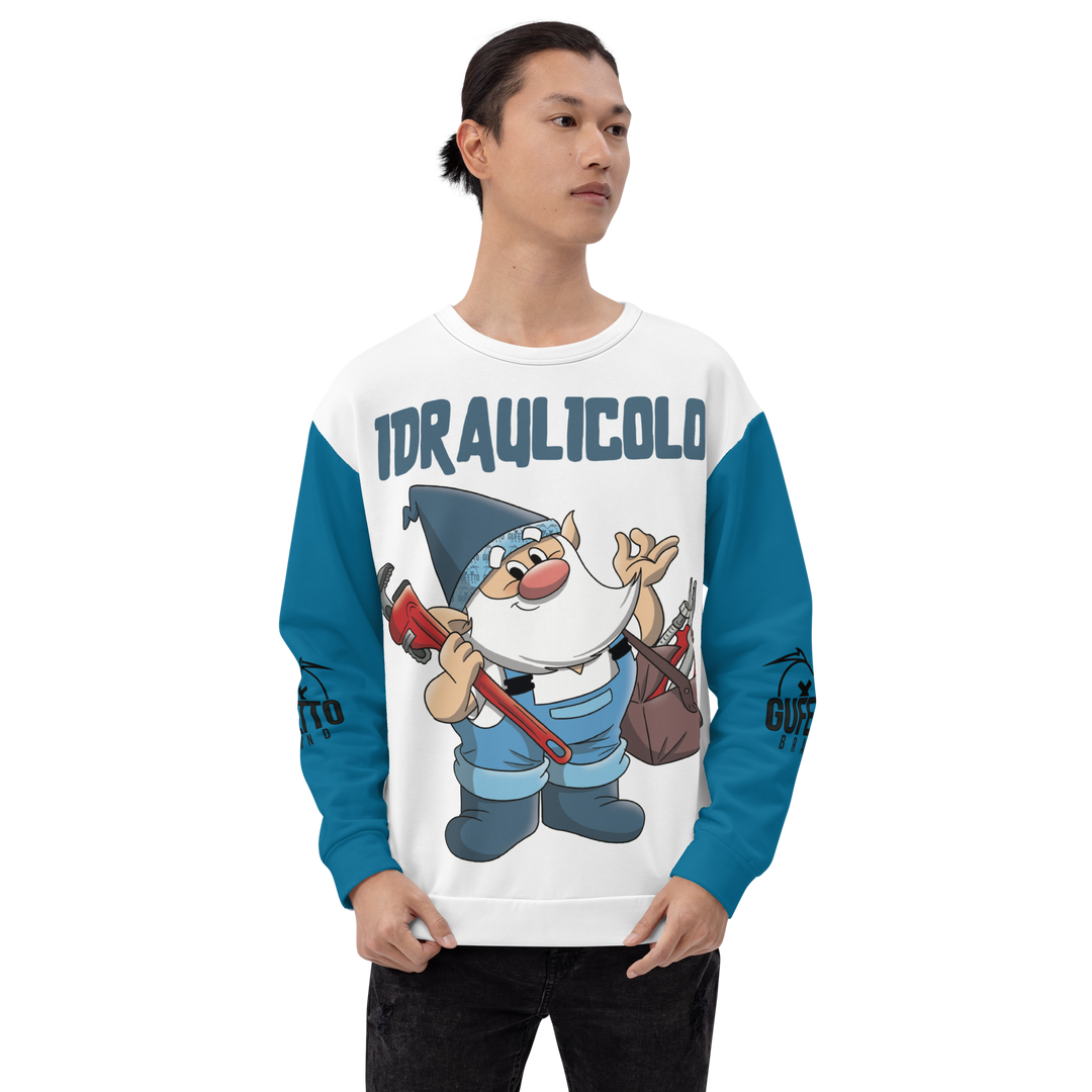 Felpa unisex Uomo/Donna IDRAULICOLO - Gufetto Brand 