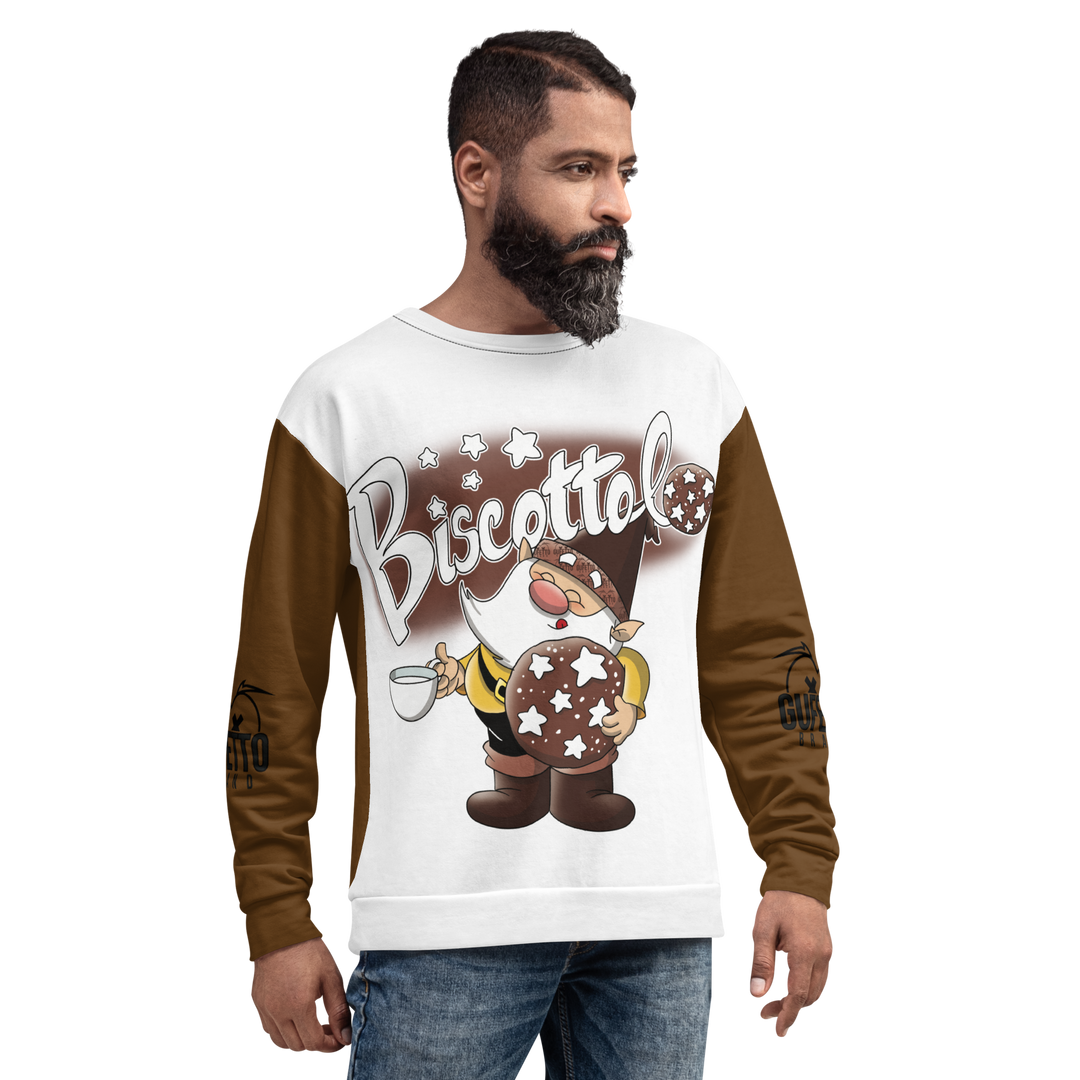 Felpa unisex Uomo/Donna BISCOTTOLO - Gufetto Brand 