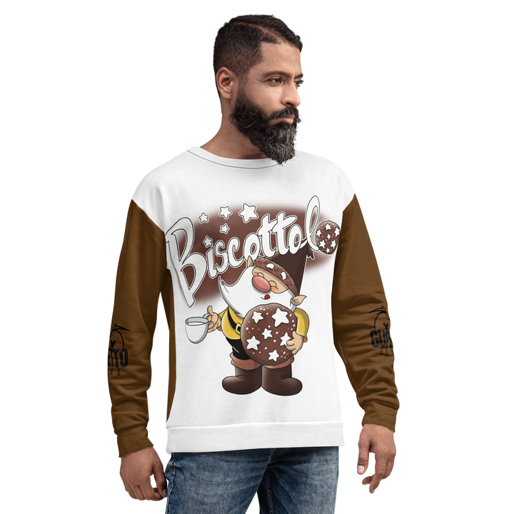 Felpa unisex Uomo/Donna BISCOTTOLO - Gufetto Brand 