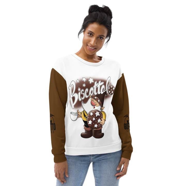 Felpa unisex Uomo/Donna BISCOTTOLO - Gufetto Brand 