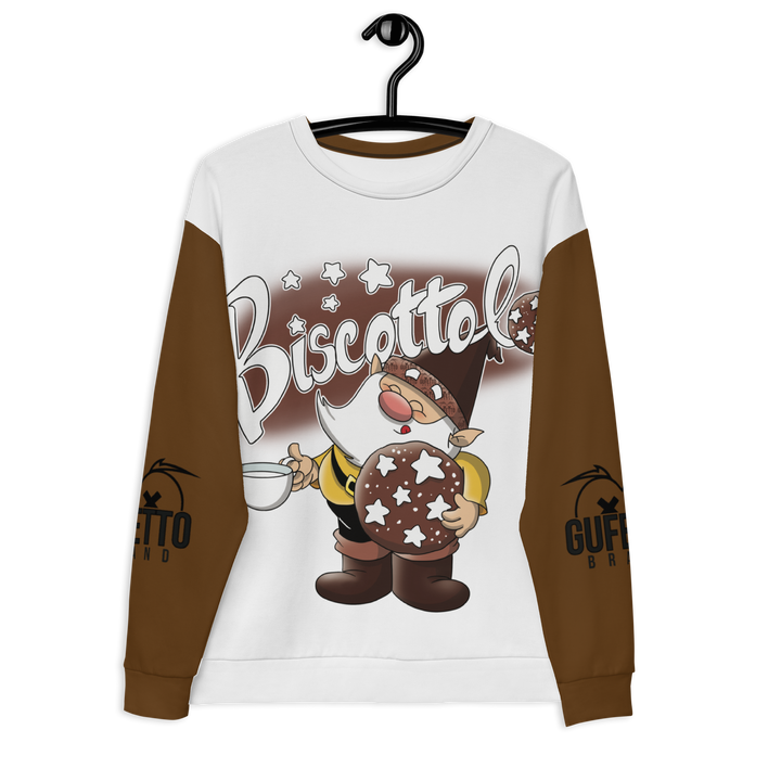 Felpa unisex Uomo/Donna BISCOTTOLO - Gufetto Brand 