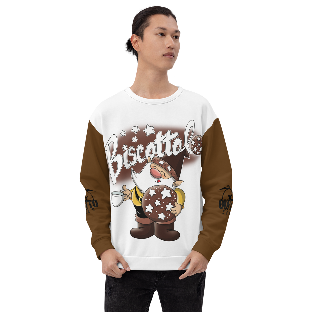 Felpa unisex Uomo/Donna BISCOTTOLO - Gufetto Brand 