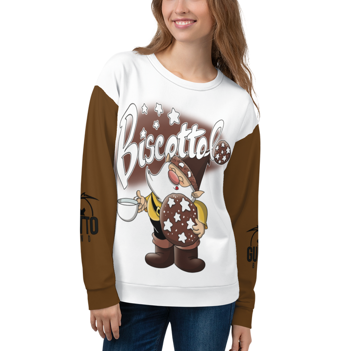 Felpa unisex Uomo/Donna BISCOTTOLO - Gufetto Brand 
