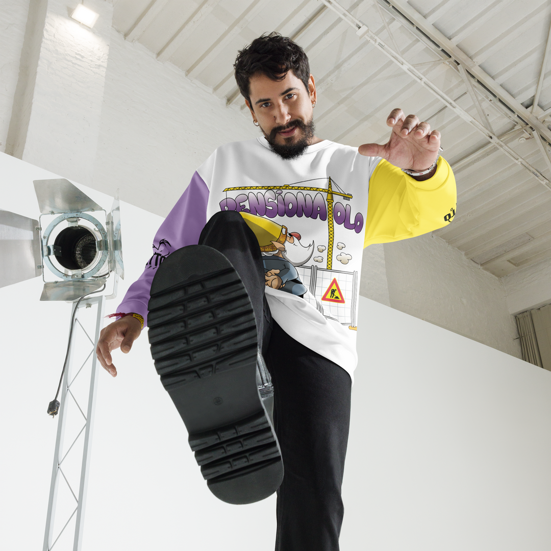 Felpa unisex Uomo/Donna PENSIONATOLO - Gufetto Brand 