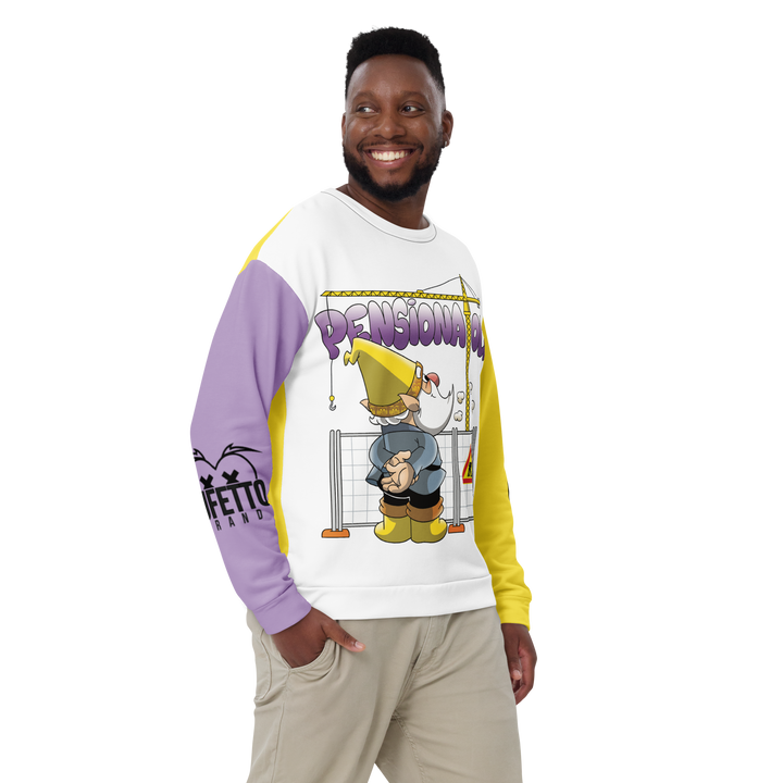 Felpa unisex Uomo/Donna PENSIONATOLO - Gufetto Brand 