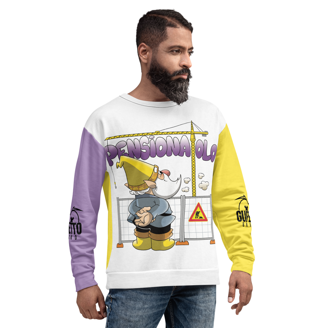 Felpa unisex Uomo/Donna PENSIONATOLO - Gufetto Brand 