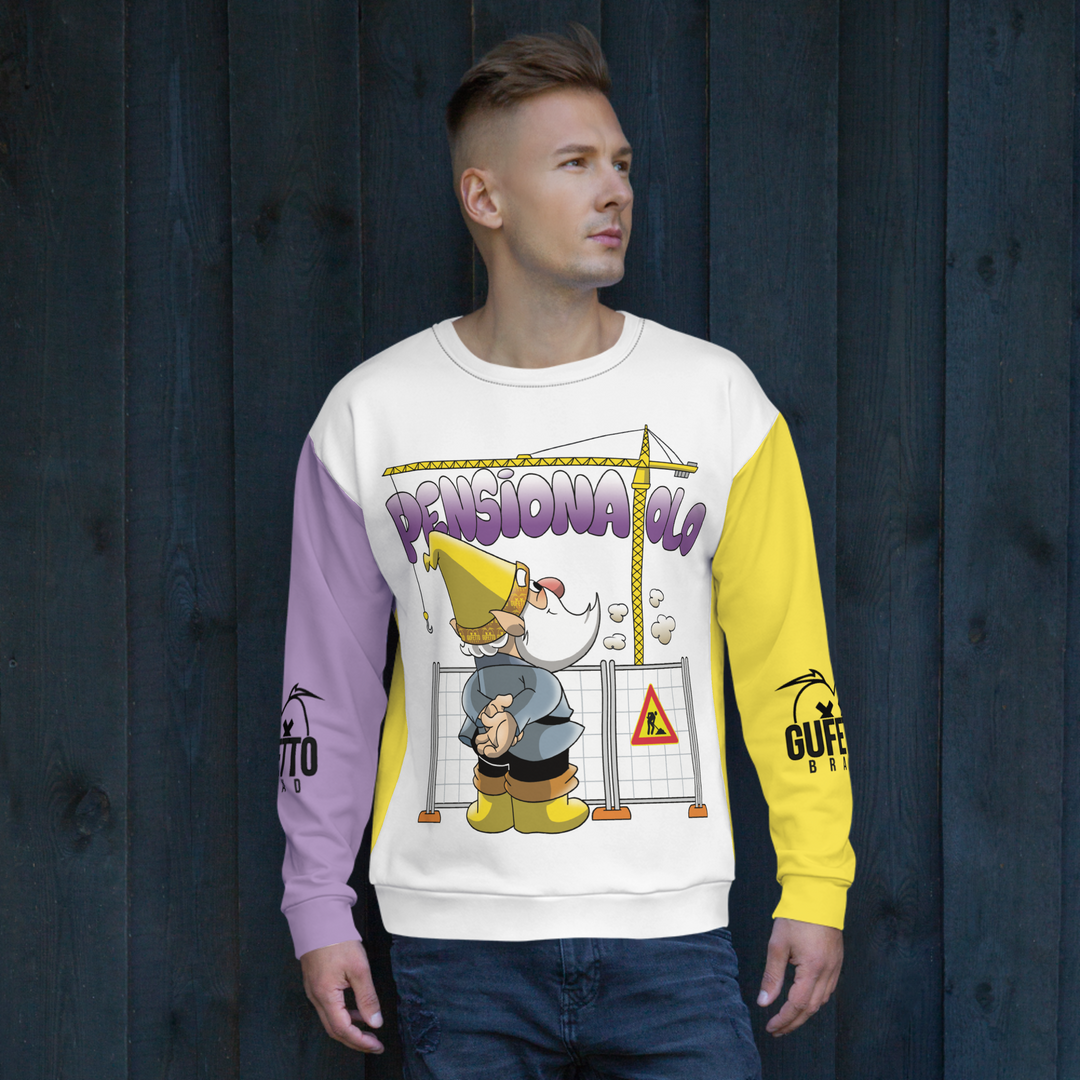 Felpa unisex Uomo/Donna PENSIONATOLO - Gufetto Brand 