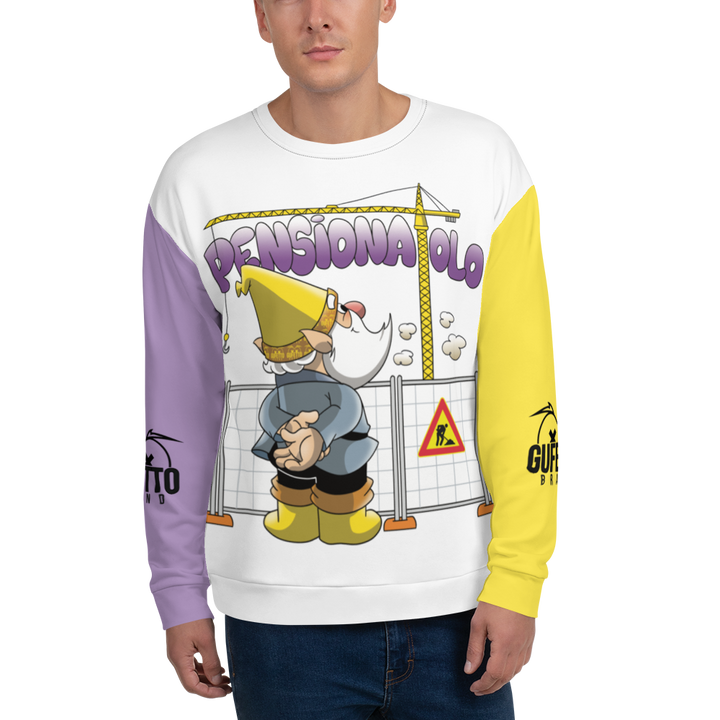 Felpa unisex Uomo/Donna PENSIONATOLO - Gufetto Brand 