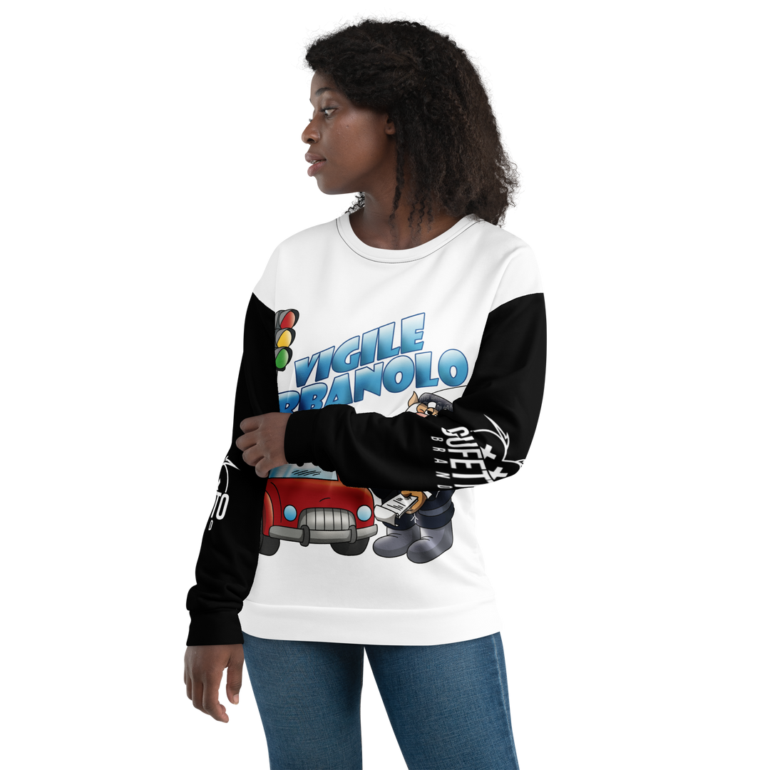 Felpa unisex Uomo/Donna VIGILE URBANOLO - Gufetto Brand 