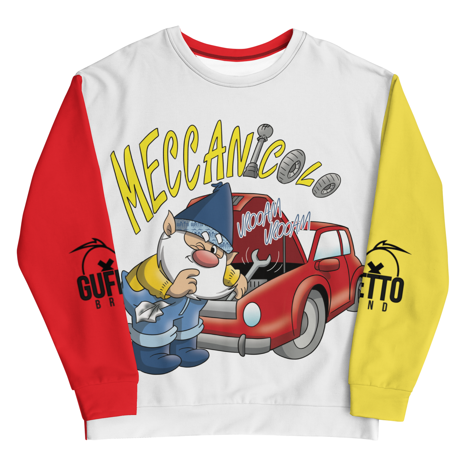 Felpa unisex Uomo/Donna MECCANICOLO - Gufetto Brand 