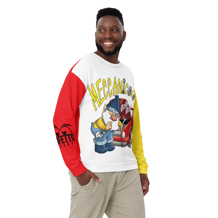 Felpa unisex Uomo/Donna MECCANICOLO - Gufetto Brand 