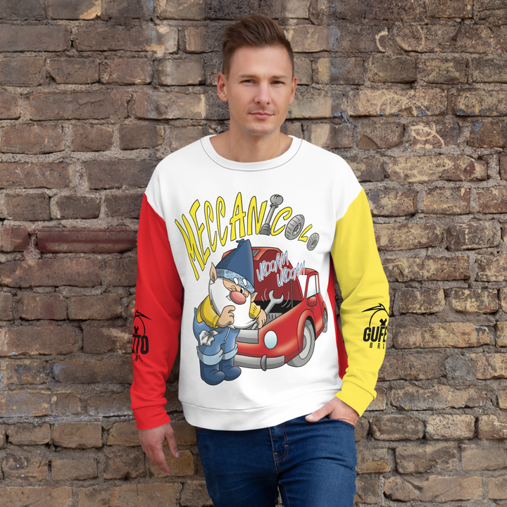 Felpa unisex Uomo/Donna MECCANICOLO - Gufetto Brand 