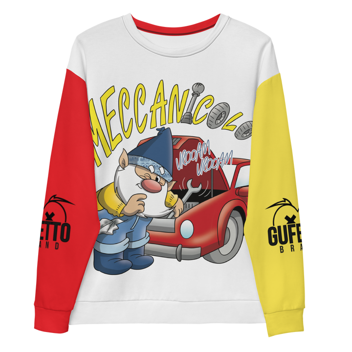 Felpa unisex Uomo/Donna MECCANICOLO - Gufetto Brand 