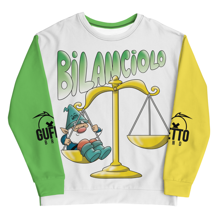 Felpa unisex Uomo/Donna BILANCIOLO - Gufetto Brand 