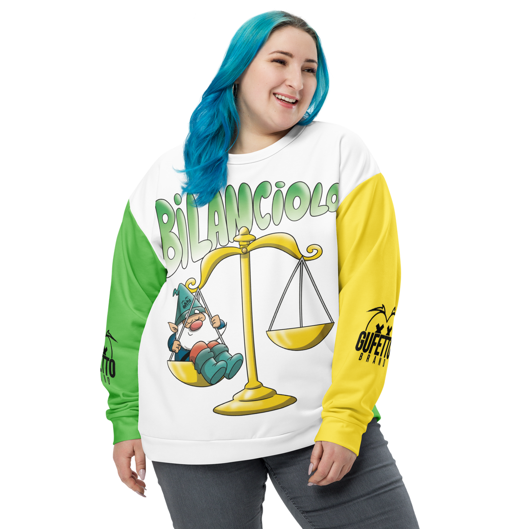 Felpa unisex Uomo/Donna BILANCIOLO - Gufetto Brand 