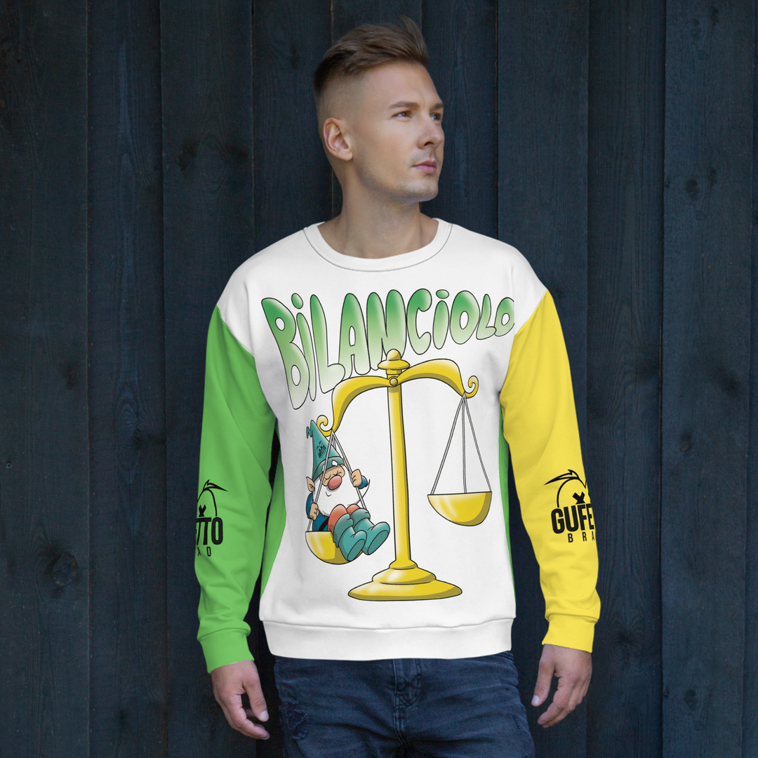 Felpa unisex Uomo/Donna BILANCIOLO - Gufetto Brand 