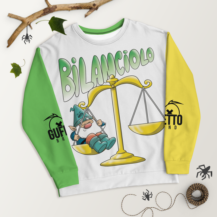 Felpa unisex Uomo/Donna BILANCIOLO - Gufetto Brand 