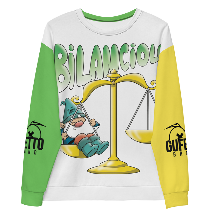 Felpa unisex Uomo/Donna BILANCIOLO - Gufetto Brand 