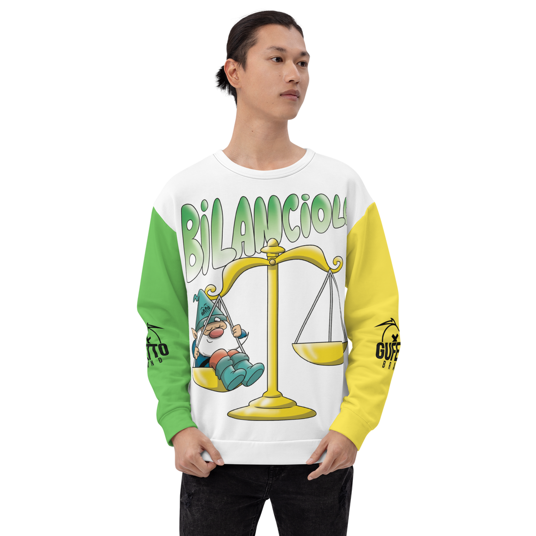 Felpa unisex Uomo/Donna BILANCIOLO - Gufetto Brand 