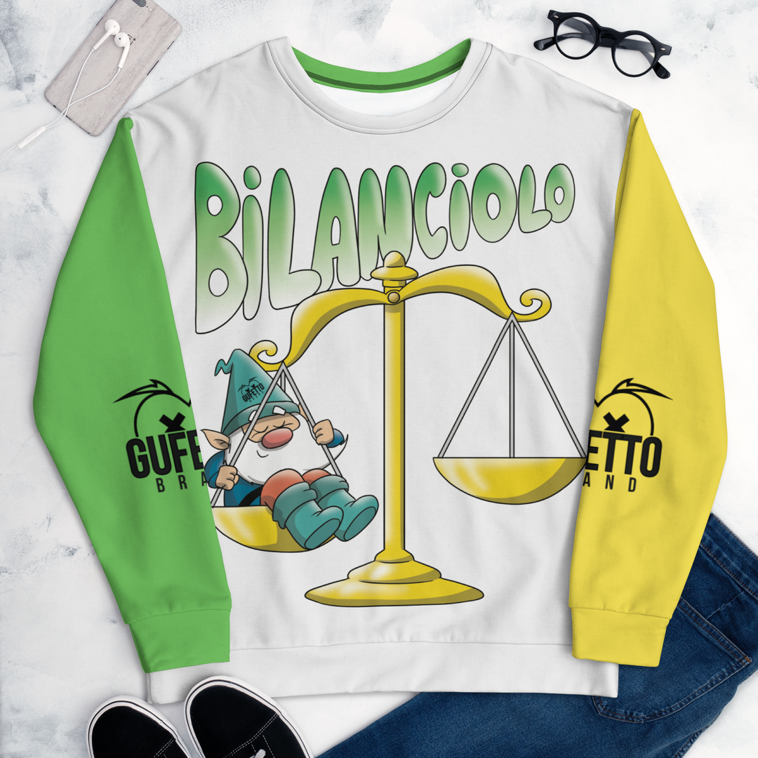 Felpa unisex Uomo/Donna BILANCIOLO - Gufetto Brand 