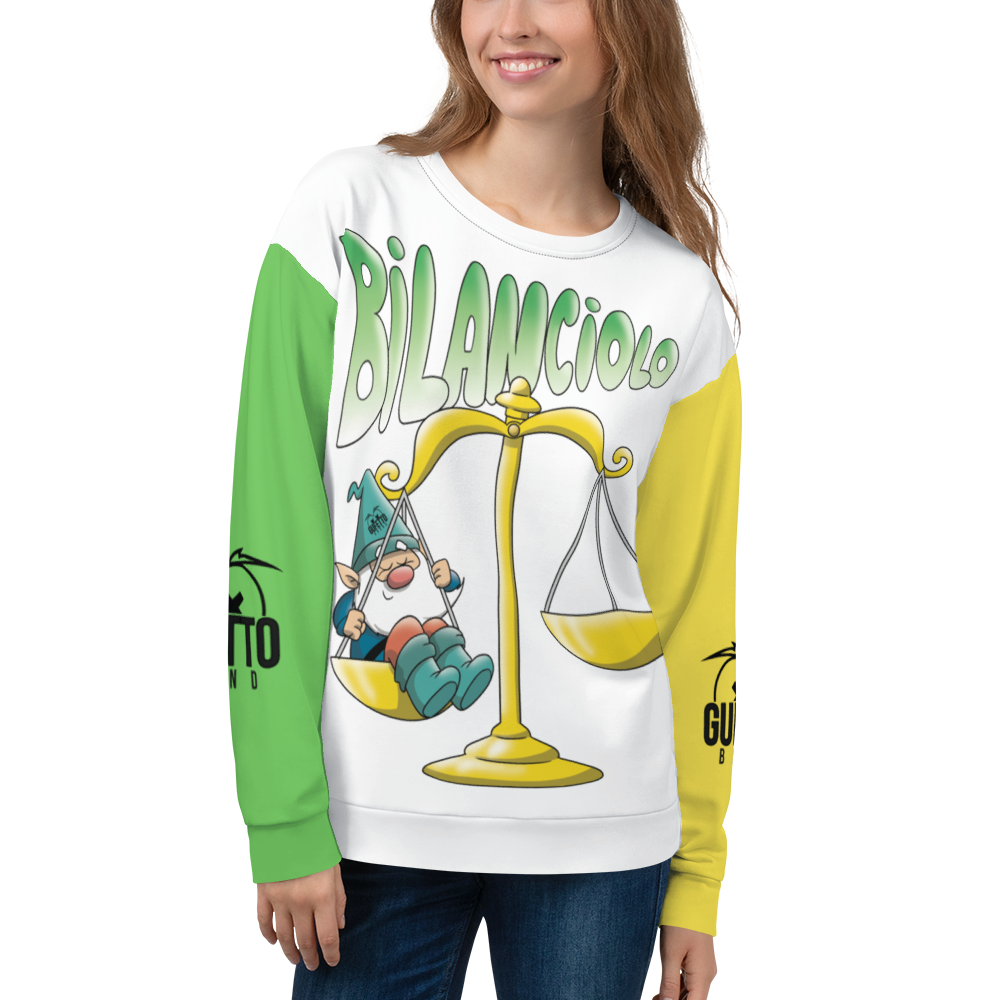 Felpa unisex Uomo/Donna BILANCIOLO - Gufetto Brand 