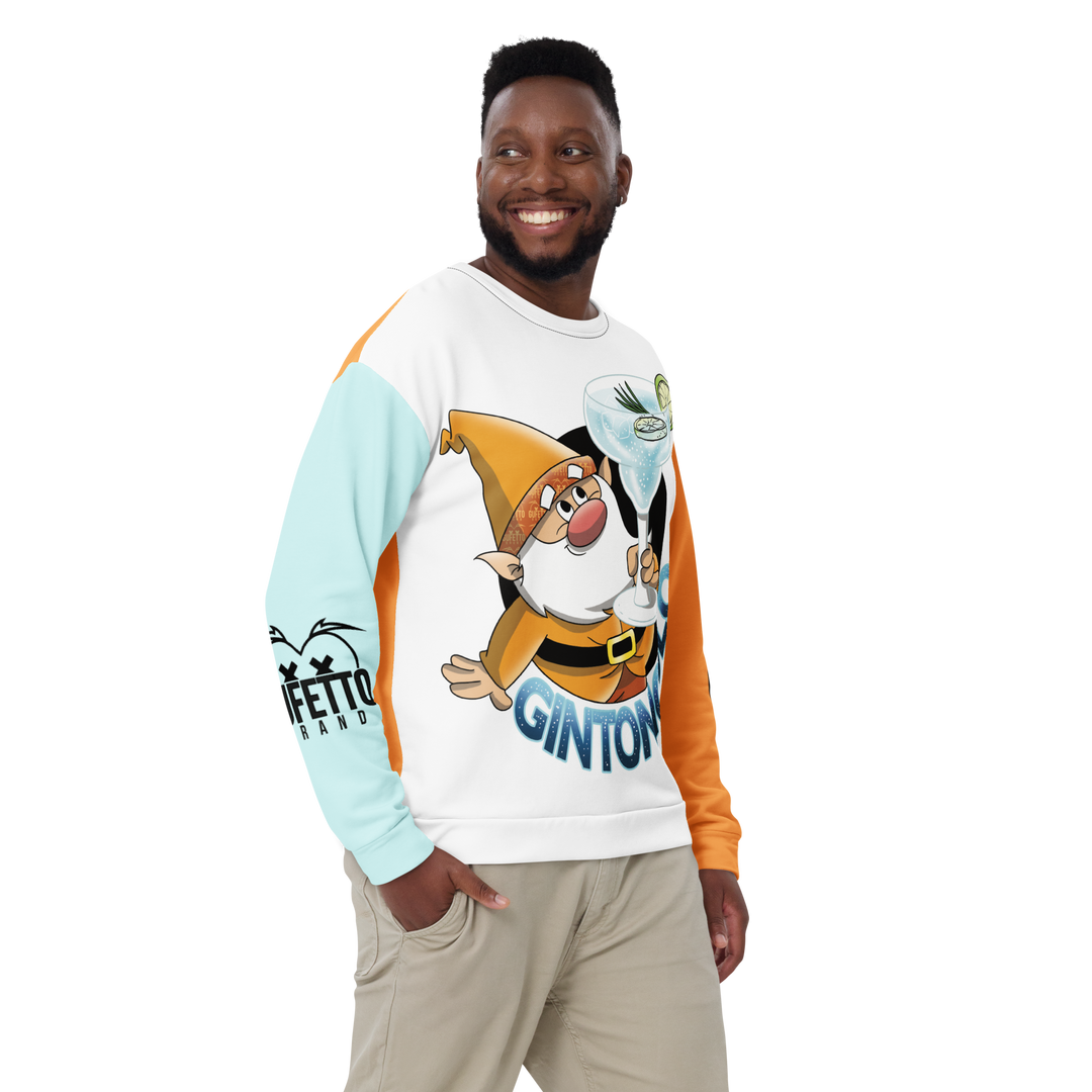 Felpa unisex Uomo/Donna GINTONICOLO - Gufetto Brand 