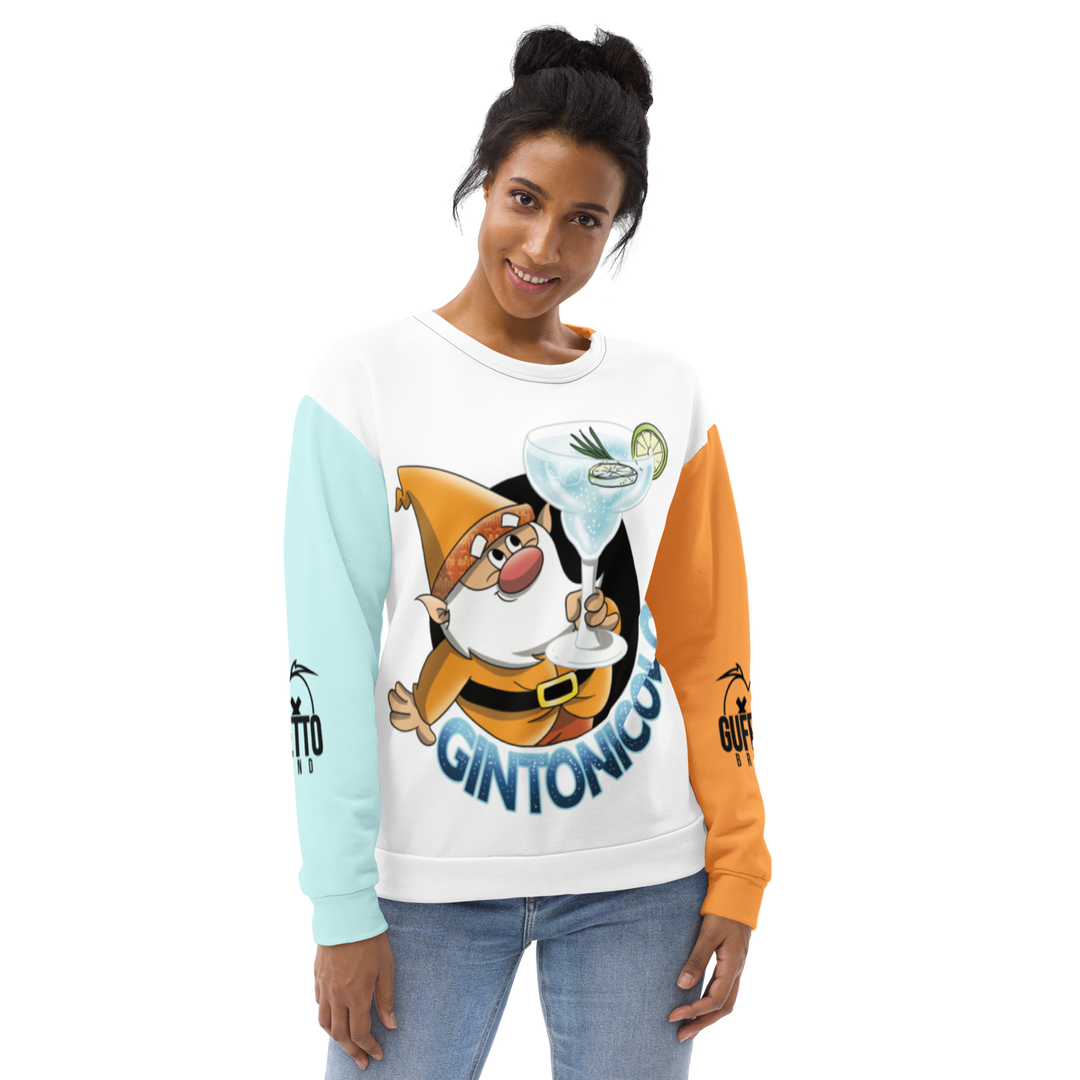 Felpa unisex Uomo/Donna GINTONICOLO - Gufetto Brand 