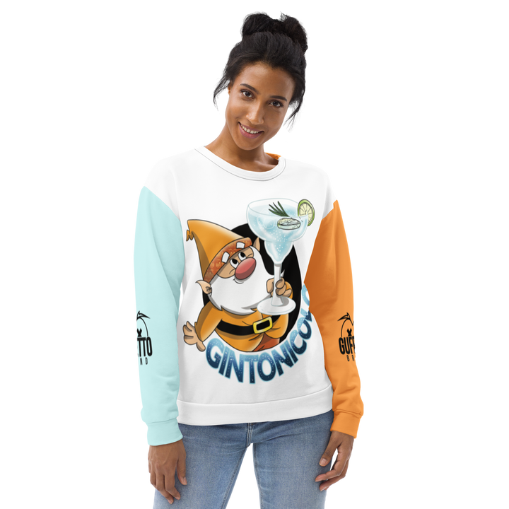 Felpa unisex Uomo/Donna GINTONICOLO - Gufetto Brand 