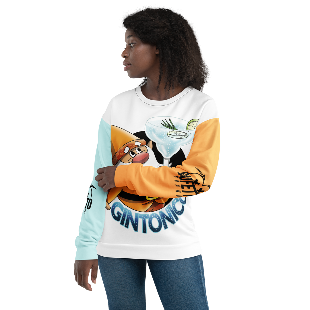 Felpa unisex Uomo/Donna GINTONICOLO - Gufetto Brand 