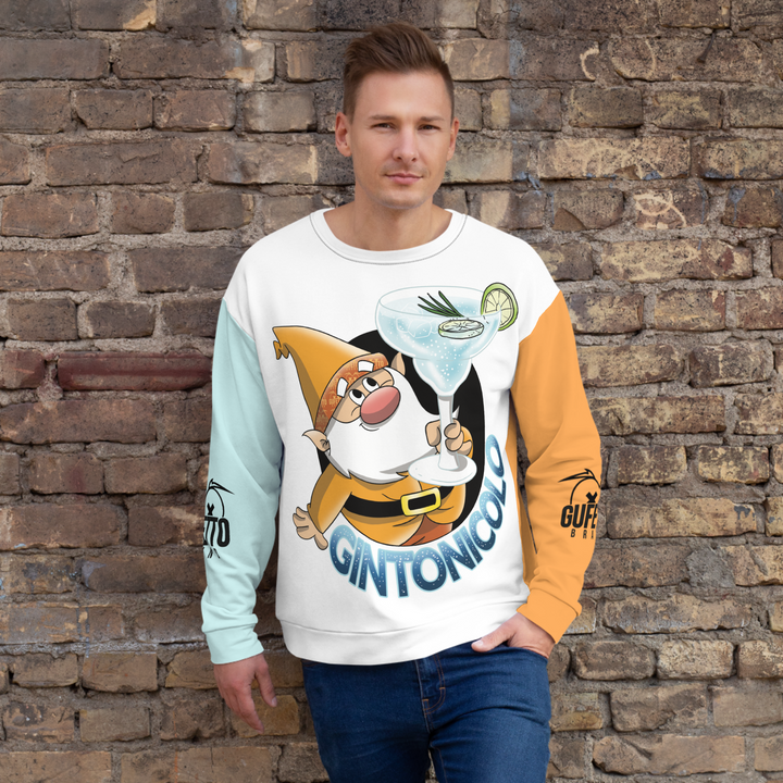 Felpa unisex Uomo/Donna GINTONICOLO - Gufetto Brand 
