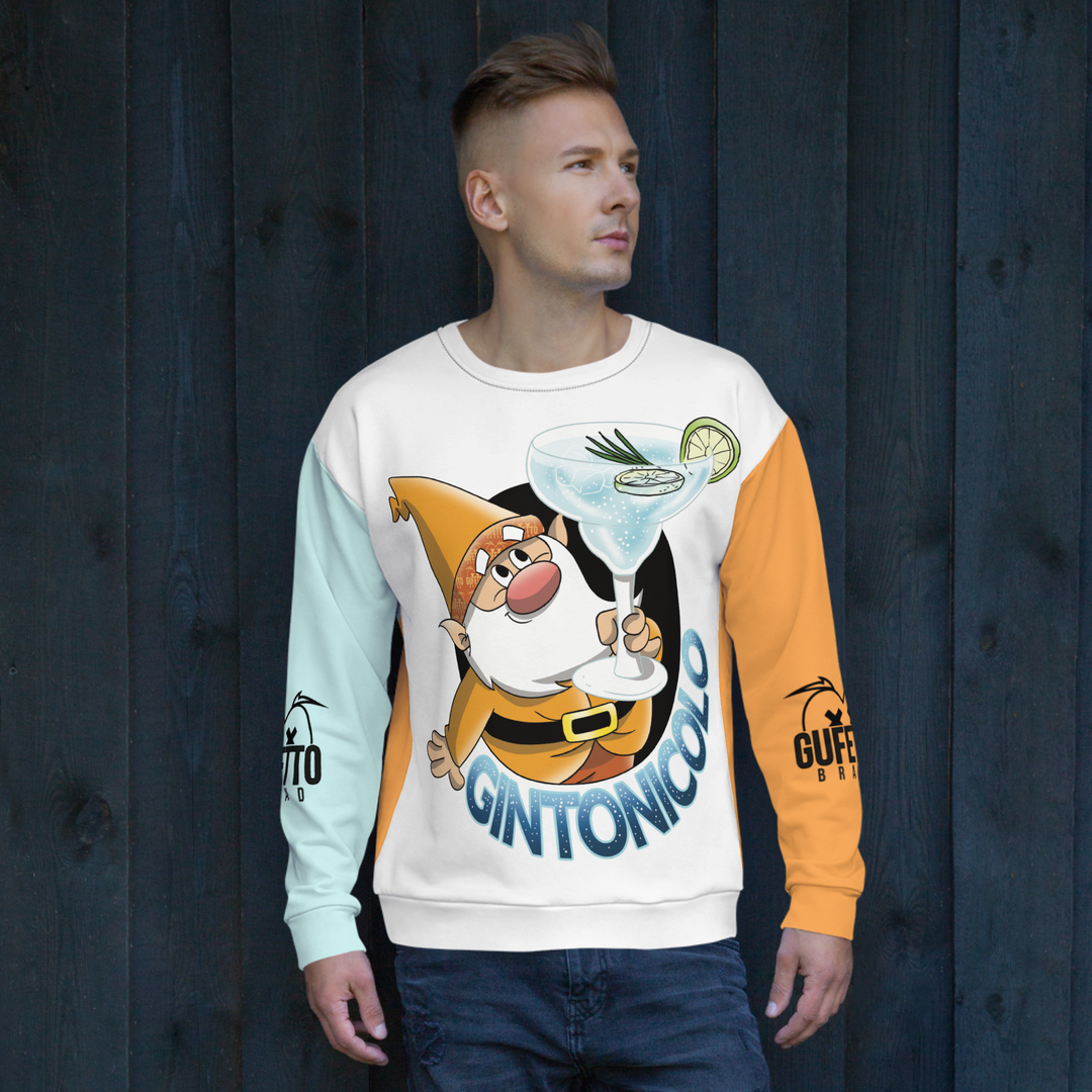 Felpa unisex Uomo/Donna GINTONICOLO - Gufetto Brand 