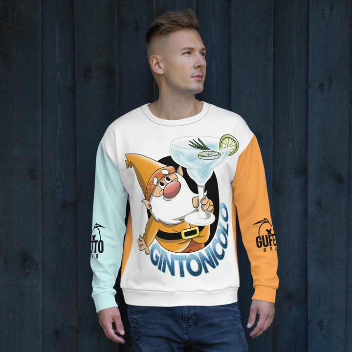 Felpa unisex Uomo/Donna GINTONICOLO - Gufetto Brand 