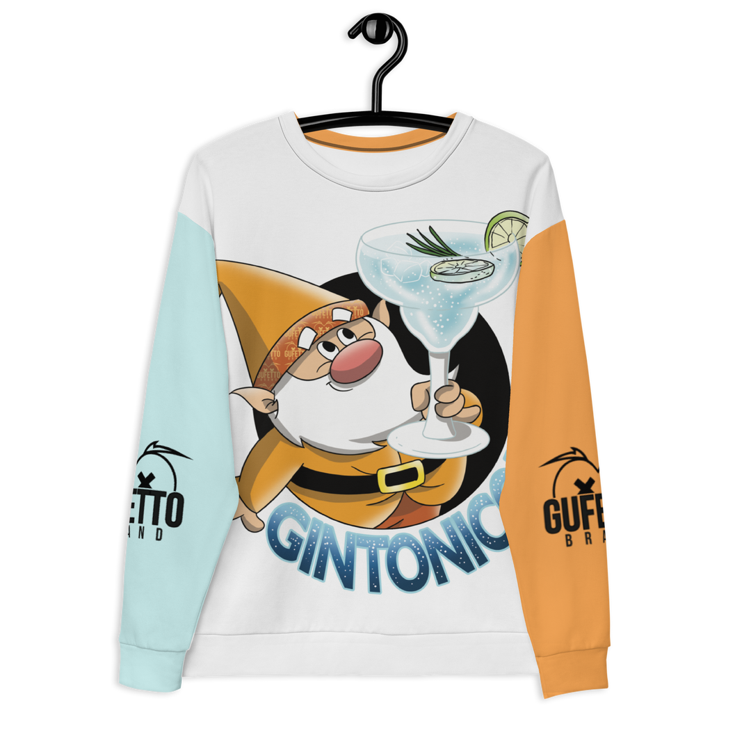 Felpa unisex Uomo/Donna GINTONICOLO - Gufetto Brand 