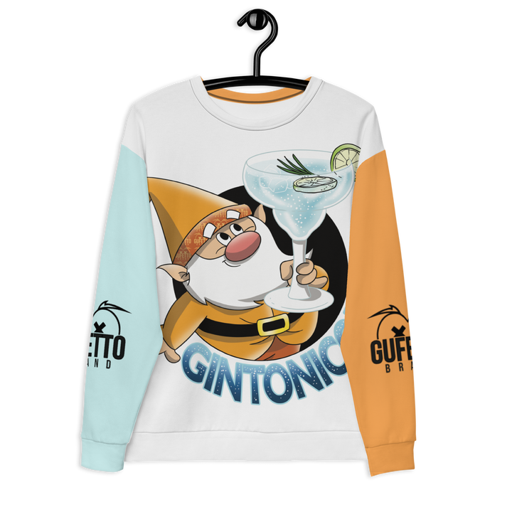 Felpa unisex Uomo/Donna GINTONICOLO - Gufetto Brand 