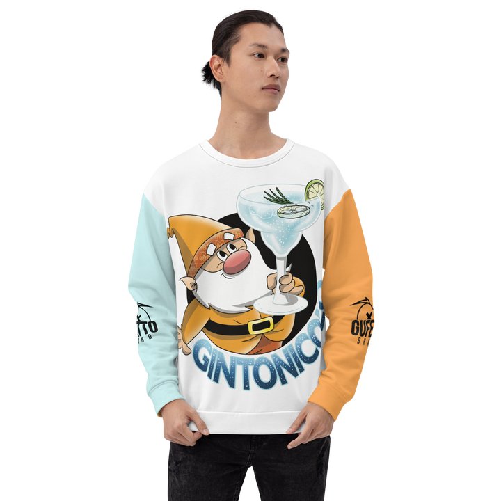 Felpa unisex Uomo/Donna GINTONICOLO - Gufetto Brand 