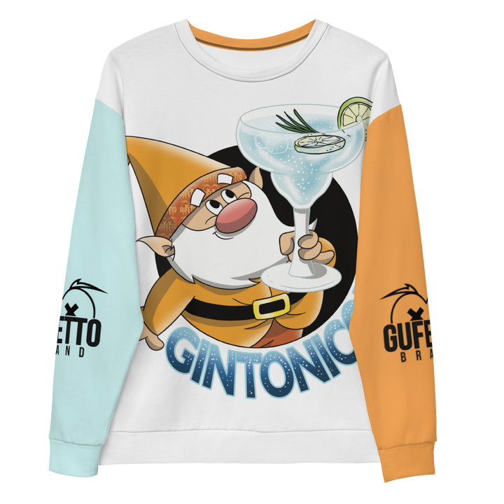 Felpa unisex Uomo/Donna GINTONICOLO - Gufetto Brand 