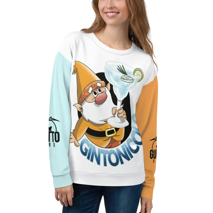 Felpa unisex Uomo/Donna GINTONICOLO - Gufetto Brand 