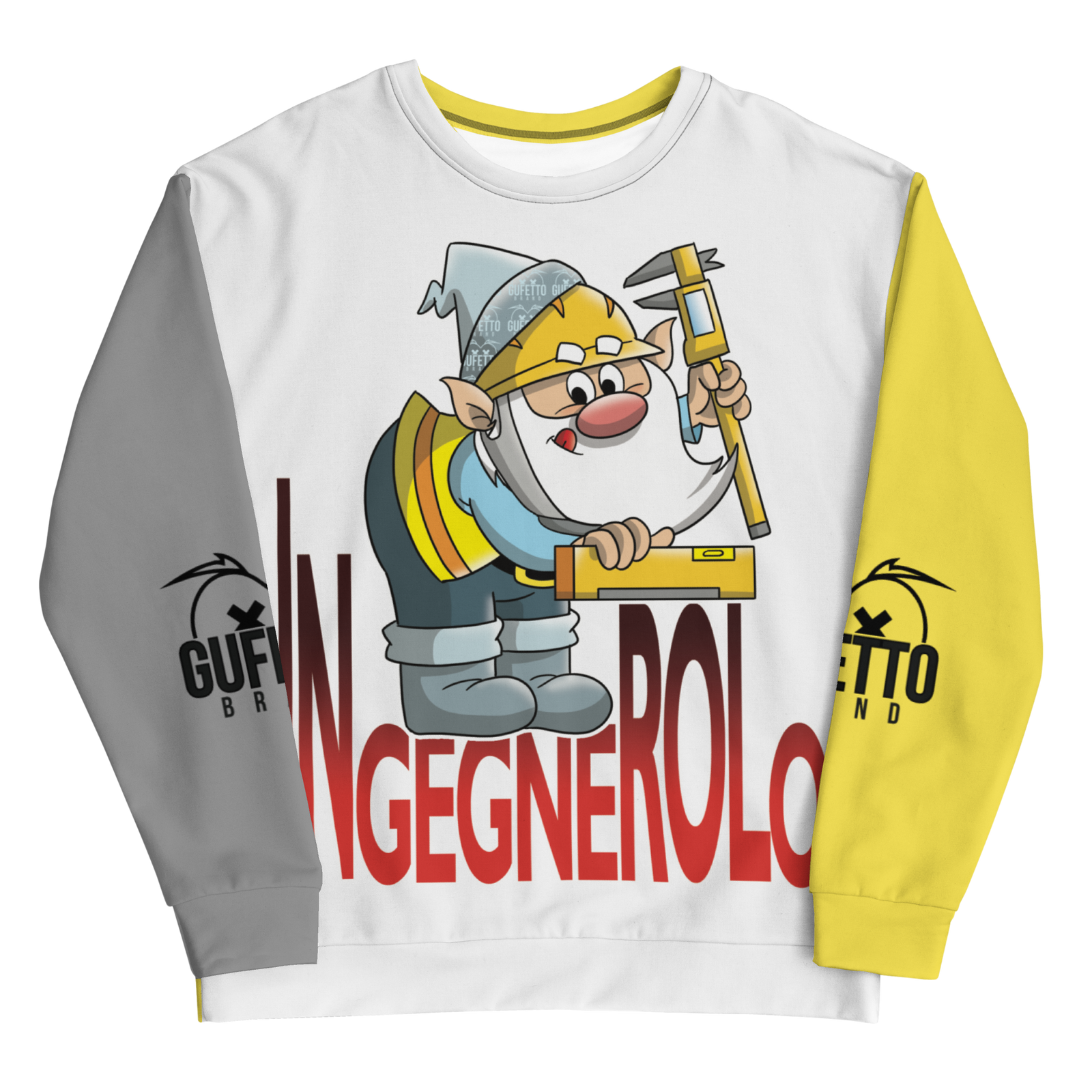 Felpa unisex Uomo/Donna INGEGNEROLO - Gufetto Brand 