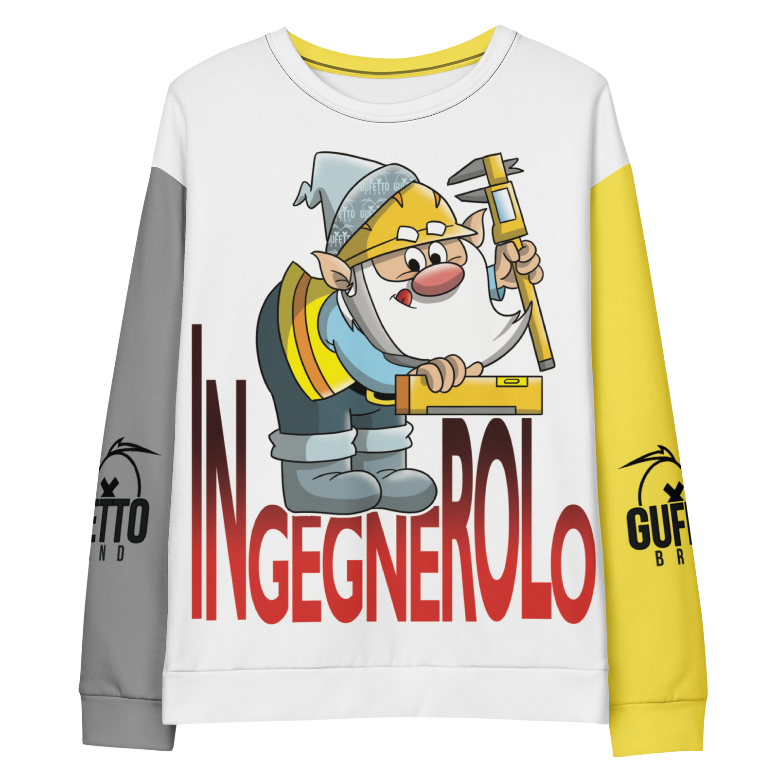 Felpa unisex Uomo/Donna INGEGNEROLO - Gufetto Brand 