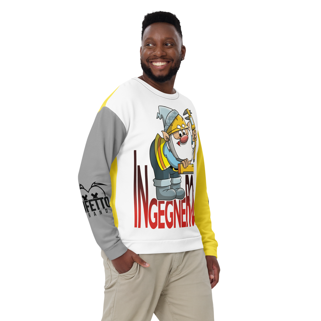 Felpa unisex Uomo/Donna INGEGNEROLO - Gufetto Brand 