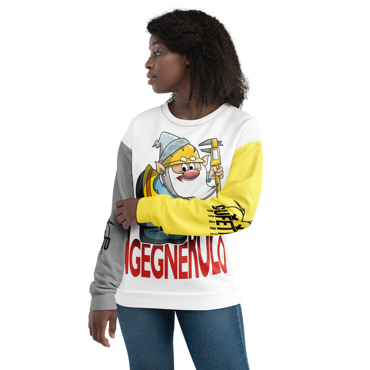Felpa unisex Uomo/Donna INGEGNEROLO - Gufetto Brand 