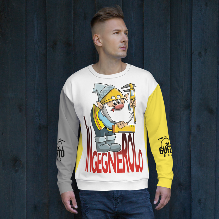 Felpa unisex Uomo/Donna INGEGNEROLO - Gufetto Brand 