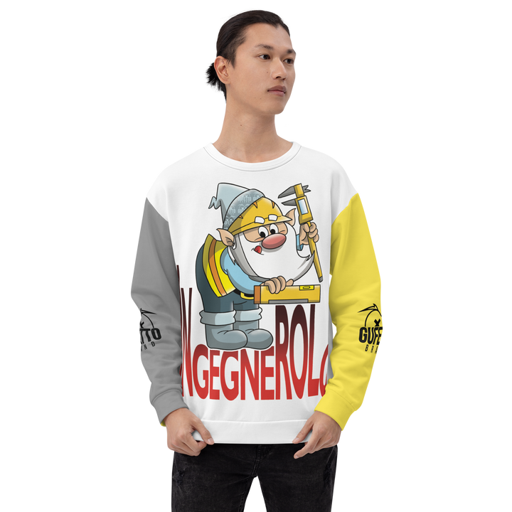 Felpa unisex Uomo/Donna INGEGNEROLO - Gufetto Brand 