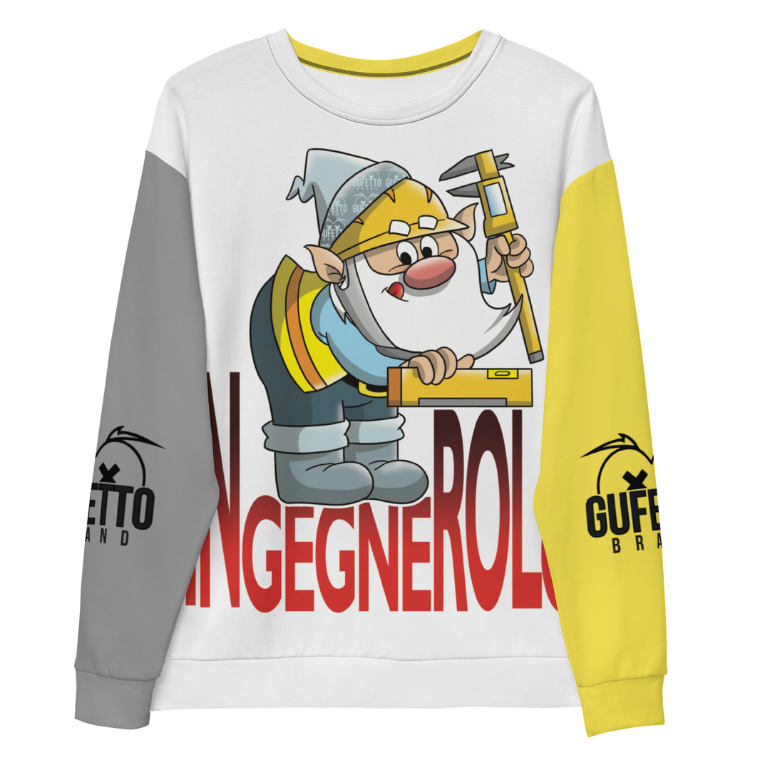 Felpa unisex Uomo/Donna INGEGNEROLO - Gufetto Brand 