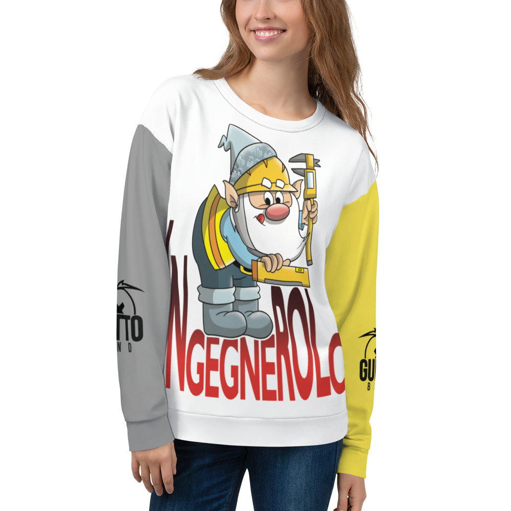 Felpa unisex Uomo/Donna INGEGNEROLO - Gufetto Brand 